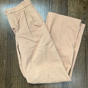 Abercrombie & Fitch Blush Pink Pleated Trousers